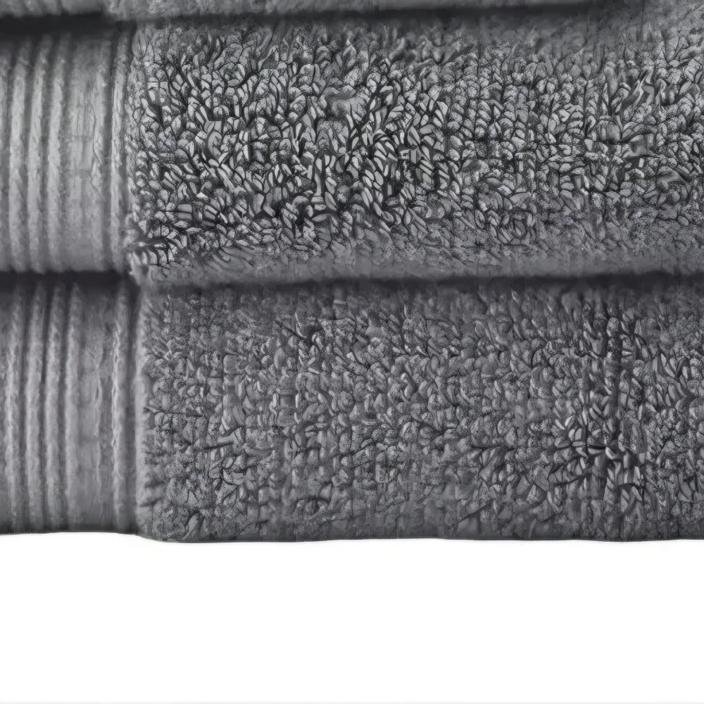 Charisma 2 Gray Large  Bath Towels Pre-owned length is approximately  53